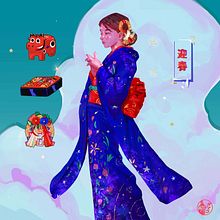 Oshogatsu. Traditional illustration project by Tamara Strub - 01.01.2021