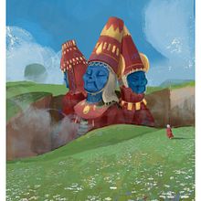 Remains of an old civilisation. Traditional illustration project by Tamara Strub - 01.05.2019