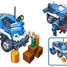 Blue Sky toy project SpinMaster  Ein Projekt aus dem Bereich Traditionelle Illustration, Design und Spielzeugdesign von Len Nicholas - 24.01.2023