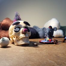 Inspirado no Curso de Feltragem com Carolina Alles. Un progetto di Character design, Scultura, Creatività, Modellazione 3D e Needle felting di Chico Curi - 25.01.2023
