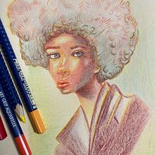 Mi proyecto del curso: Dibujo de retratos llamativos con lápices de colores. Projekt z dziedziny  R, sunek, Portret, Sketchbook, R i sowanie kredkami użytkownika nataliablackmoonproject - 24.01.2023