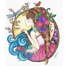 Mi proyecto del curso: Técnicas de acuarela para ilustraciones de ensueño. Un projet de Illustration traditionnelle, Dessin, Aquarelle et Illustration éditoriale de Esther Álvarez Maleno - 25.01.2023