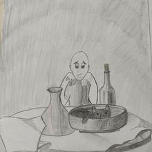 Meu projeto do curso: A arte de desenhar: transforme seus rabiscos em arte. Traditional illustration, Pencil Drawing, Drawing, and Sketchbook project by Joacir Marques de Oliveira Júnior - 01.20.2023