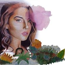 Mi proyecto del curso: Retrato ilustrado en acuarela. Un progetto di Illustrazione tradizionale, Belle arti, Pittura, Disegno, Pittura ad acquerello, Disegno di ritratti e Disegno artistico di Carlos Adrián De La Paz Almaraz - 25.01.2023