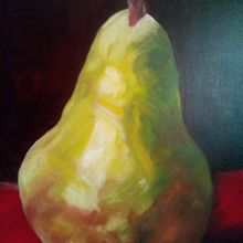 a pêra. Un progetto di Pittura ad olio di cristina santiago - 25.01.2023