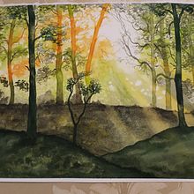 My project for course: Dreamy Watercolor Landscapes: Paint with Light. Painting, and Watercolor Painting project by helen_gulliver - 01.22.2023