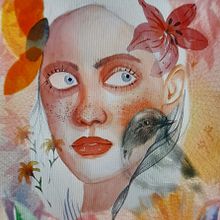 Mi proyecto del curso: Retrato ilustrado en acuarela Ein Projekt aus dem Bereich Traditionelle Illustration, Bildende Künste, Malerei, Zeichnung, Aquarellmalerei, Porträtzeichnung und Artistische Zeichnung von David Cano - 25.01.2023