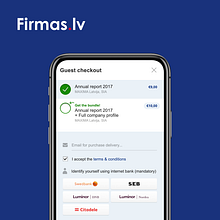 Firmas.lv Checkout UX/UI. Projekt z dziedziny Web design, UX / UI i  e-commerce użytkownika Janis Locmels - 26.03.2018