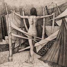 Seguir. Traditional illustration, Fine Arts, Pencil Drawing, Drawing, Artistic Drawing, Figure Drawing, and Realistic Drawing project by CARLOS BER - 01.26.2023