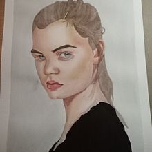 Mi proyecto del curso: Retrato en acuarela a partir de una fotografía. Traditional illustration, Watercolor Painting, and Portrait Drawing project by violeta564h - 01.25.2023
