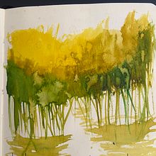 Que parezca y no que sea. Artes plásticas, Pintura, e Pintura em aquarela projeto de Marisela Merino Corona - 07.10.2022