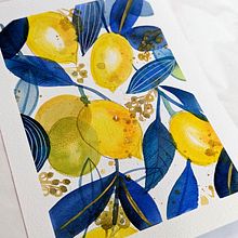 My final project. Traditional illustration, Watercolor Painting, and Botanical Illustration project by Anna Avigad - 01.27.2023