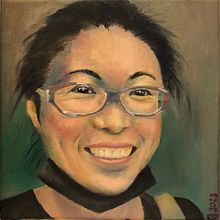 My project for course: Portrait Painting with Oil: Explore Light and Shade. Fine Arts, Painting, and Oil Painting project by zoechowying - 01.23.2023