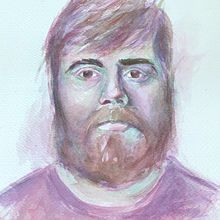 Artistic Portrait with Watercolors Project. Un progetto di Pittura ad acquerello di Heather - 14.07.2021