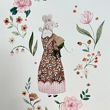 My project for course: Delicate Watercolors for Narrative Illustration. Projekt z dziedziny Trad, c, jna ilustracja, Malowanie akwarelą i Ilustracje dla dzieci użytkownika laurakate66 - 27.01.2023