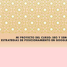 Mi proyecto del curso: SEO y SEM: estrategias de posicionamiento en Google. Een project van Marketing, Social media, Digitale marketing, Mobiele marketing,  Contentmarketing, Growth Marketing, SEO y SEM van luciatoderi - 27.01.2023