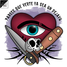 EPLdesignz "DejaVu". Un progetto di Illustrazione tradizionale, Disegno, Illustrazione digitale e Design di tatuaggi di Adrián Herrera Márquez - 27.01.2023