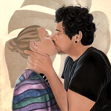 My project for course: Illustrated Portraits with Procreate. Un progetto di Illustrazione tradizionale, Illustrazione vettoriale, Illustrazione digitale e Disegno di ritratti di wammo - 27.01.2023