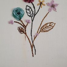 My project for course: Embroidery on Wood: Art Inspired by Nature. Embroider, Woodworking, and Textile Design project by Ahlam Bagdadi - 01.27.2023