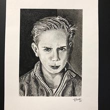 Mi proyecto del curso: Retrato artístico al carboncillo: creando atmósferas. Traditional illustration, Fine Arts, Drawing, Portrait Drawing, Realistic Drawing, and Artistic Drawing project by josiederutte - 01.27.2023