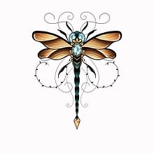 Mein Abschlussprojekt für den Kurs: Künstlerisches Tattoo-Design mit goldenen Effekten in Procreate. Projekt z dziedziny Trad, c, jna ilustracja, Ilustracja c, frowa i Projektowanie tatuaż użytkownika Anela Kanic Becerra Perez - 27.01.2023