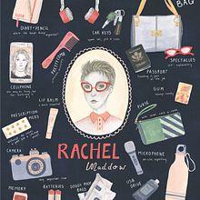 What's in Her Bag?. Traditional illustration, and Editorial Design project by Trudi Dowling - 12.26.2018