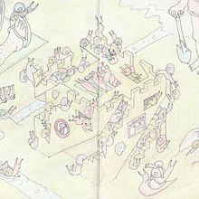 Mijn project van de cursus: De kunst van sketching: tover je schetsen om tot kunst. Drawing, and Sketchbook project by erik_k60_geysen - 01.28.2023