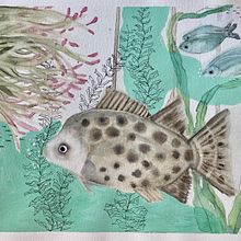 Mi proyecto del curso: Ilustración de universos marinos en acuarela. Un progetto di Pittura, Pittura ad acquerello, Illustrazione naturalistica e Illustrazione tradizionale di Begoña Cruz López - 28.01.2023