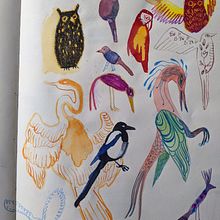 My project for course: Illustration Techniques to Unlock your Creativity. Design, Traditional illustration, Fine Arts, Painting, Creativit, Creating with Kids, and Sketchbook project by Barbara - 01.28.2023