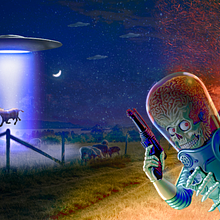 Mars Attack - FAN ART Ein Projekt aus dem Bereich Grafikdesign, Design und Traditionelle Illustration von Jesús Alejandro Martínez Campos - 18.04.2018