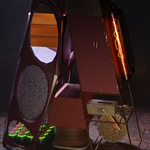 A: The past to the Future. 3D, 3D Modeling, 3D Design, Digital Lettering, and 3D Lettering project by Dennys Gonzalez - 01.28.2023