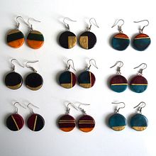 Clay earrings . Un progetto di Design di gioielli di Beáta Söderström - 28.01.2023
