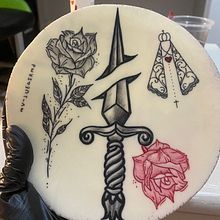 Meu projeto do curso: Tatuagem para principiantes. Tattoo Design project by Ana Paula Souza - 01.21.2023