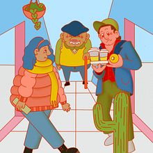 Mon projet du cours : Exploration de personnages pour des illustrations expressives. Traditional illustration, Character Design, Drawing, and Digital Illustration project by estherodraw - 01.29.2023