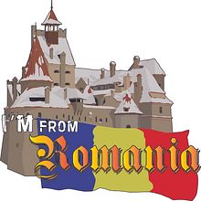 Pegatina para empresa de Rumanía. Un projet de Illustration traditionnelle de Juan López forcada - 29.01.2023