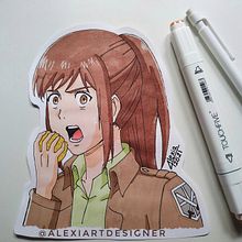 Ilustración Sasha aot. Een project van Traditionele illustratie van Alexia Correas Zapardiel - 29.01.2023