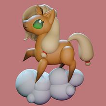 Modelado a partir de ilustración . 3D, Modelagem 3D, Design de personagens 3D e Ilustração tradicional projeto de Alexia Correas Zapardiel - 29.01.2023