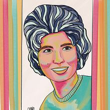 Retrato No. 6: Mi abuela, María Cristina. Un progetto di Illustrazione tradizionale di Mala Braz - 28.01.2023