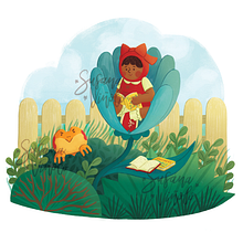 Thumbelina. Traditional illustration, Character Design, Drawing, Digital Illustration, Children's Illustration, Narrative, and Picturebook project by Susana Viñolo - 01.28.2023