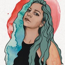 Mon projet du cours : Portrait illustré avec Procreate. Traditional illustration, Vector Illustration, Digital Illustration, and Portrait Drawing project by Mélissa Giroux - 01.29.2023