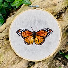 Bordado final_mariposa monarca. Embroider project by gabibernal03 - 01.21.2022