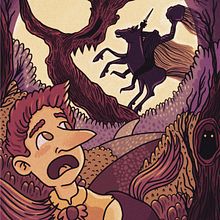 Illustrations for Children's book: Sleepy Hollow. Traditional illustration, Sketching, Digital Illustration, Portfolio Development, Children's Illustration, Narrative, and Editorial Illustration project by linda_heggen - 01.30.2023