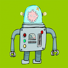 Serie Robots NFTS. Traditional illustration, Motion Graphics, Animation, Character Animation, 2D Animation, Drawing, Digital Illustration, and Animated Illustration project by Salva Insa - 01.30.2023