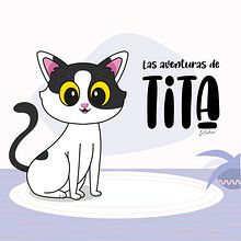 Tita Cat. Traditional illustration, and Design project by Lu Nakano - 12.03.2021