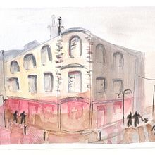Mi proyecto del curso: Paisajes urbanos en acuarela. Fine Arts, Watercolor Painting, and Architectural Illustration project by Yesica Anaya - 01.30.2023