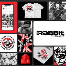 Identidad Visual Sr.Rabbit. Un proyecto de Diseño de logotipos e Ilustración digital de Pablo Sartal - 29.01.2023