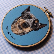 Blue. Embroider project by Santo Cielo - 01.31.2023