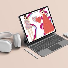 Mi proyecto del curso: Artbook de moda: crea figurines en Adobe Illustrator. Traditional illustration, Graphic Design, Vector Illustration, Fashion Design, Digital Illustration, and Fashion Illustration	 project by Juan Garplanet - 01.31.2023