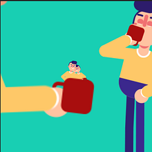Mi proyecto del curso: Animación y diseño de personajes en After Effects. Projekt z dziedziny  Motion graphics,  Animacja, Projektowanie postaci, Animacja postaci i Animacje 2D użytkownika Phocco Caceres - 21.01.2023