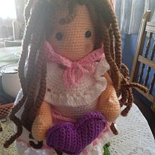 Mi proyecto del curso: Elaboración de muñecas amigurumi románticas. Artesanato, Design de brinquedos, Tecido, Crochê, Amigurumi, e Design têxtil projeto de Claudia Castro castro - 31.01.2023